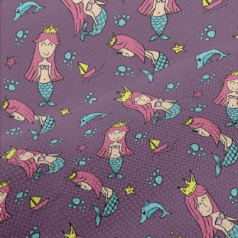 The Mermaid Princess Swimming  Performance Linen
