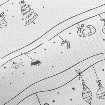 Christmas Pattern With Simple  Performance Linen