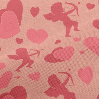Pink Silhouette Of Love Angel Performance Linen