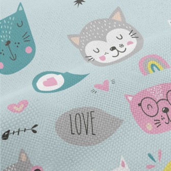 Cute Cats Performance Linen