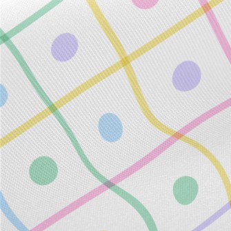 Colorful Polka Dot Pattern Twill