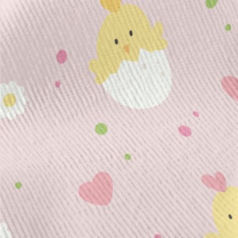 Cute Round Little Chicken Standard Corduroy
