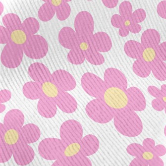 Huge Pink Flowers Standard Corduroy