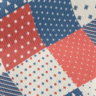 Complex Colored Grid Standard Corduroy
