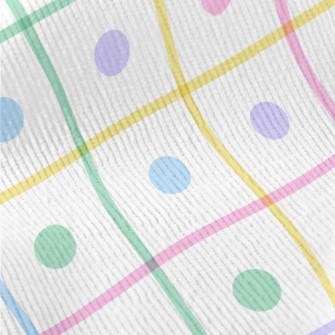Colorful Polka Dot Pattern Standard Corduroy