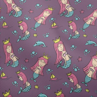 The Mermaid Princess Swimming  Dobby
