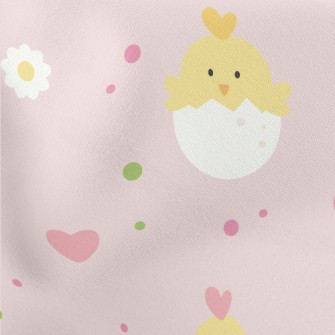 Cute Round Little Chicken Stretch Ponte