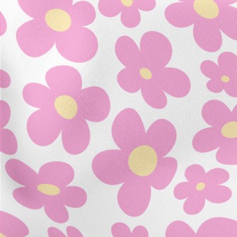 Huge Pink Flowers Stretch Ponte