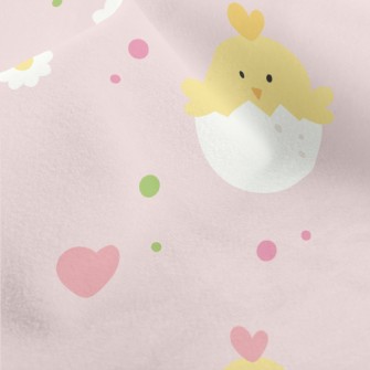 Cute Round Little Chicken Micro Fleece
