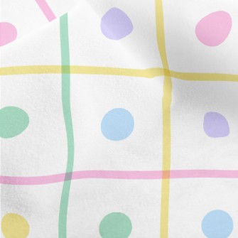 Colorful Polka Dot Pattern Micro Fleece