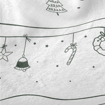 Christmas Pattern With Simple  Minky