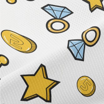 Bright Golden Crown Piqué