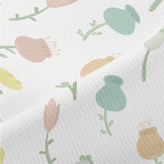 Cute And Lovely Flowers Piqué