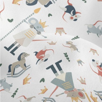Color Block Cute Mouse Prince Lightweight Performance Linen