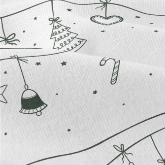 Christmas Pattern With Simple  Modern Jersey