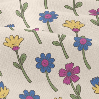 Cute Silly Flowers Modern Jersey