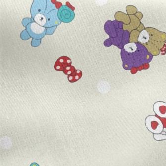 Cute And Beautiful Kitty Cat Jersey Backed Fleece