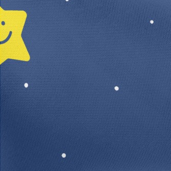 Cute Glowing Little Stars Pongee