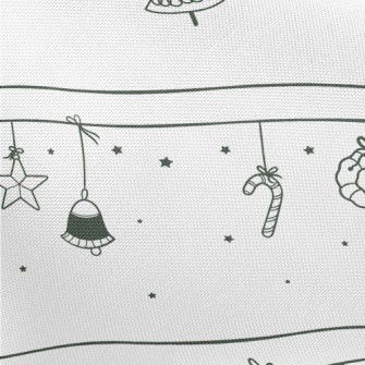 Christmas Pattern With Simple  Pongee