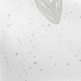 Hand Drawn Simple Love Pongee