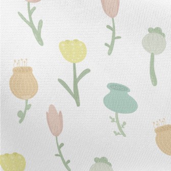 Cute And Lovely Flowers Pongee