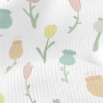 Cute And Lovely Flowers Stretch Jersey