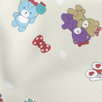 Cute And Beautiful Kitty Cat Lightweight Cotton Poplin