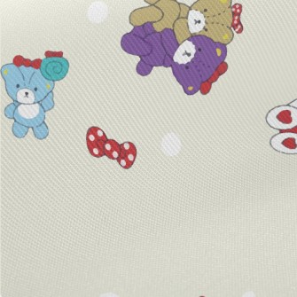 Cute And Beautiful Kitty Cat Midweight Cotton Poplin