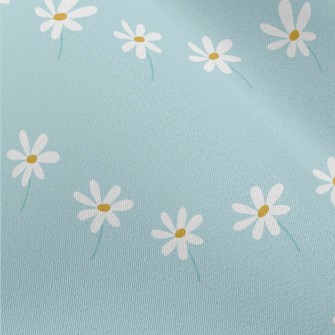Cute Little White Flowers Chiffon