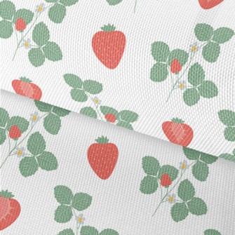 Plants Bearing Fresh Strawberr Waterproof Oxford