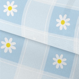 Beautiful Water Blue Flower Pl Waterproof Oxford