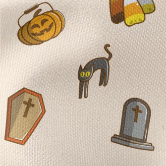 Cute Halloween Items Waterproof Canvas