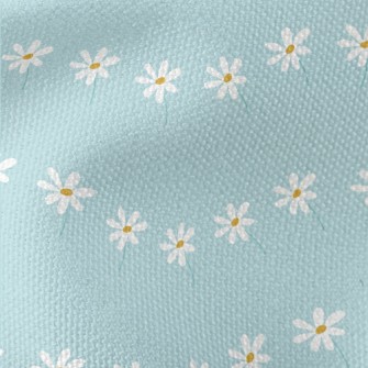 Cute Little White Flowers Waterproof Canvas