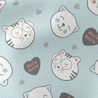 Cute Cats In Different Shapes Waterproof Canvas