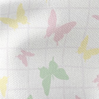 Color Silhouette Of Butterfly Waterproof Canvas