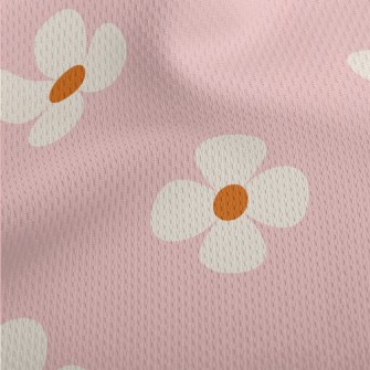 Simple And Neat Flowers Athletic Mesh Flat Back