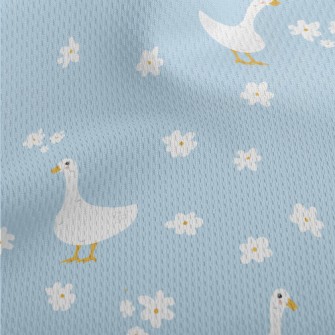 Cute Furry Goose Athletic Mesh Flat Back