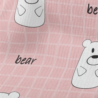 Pink And Cute White Bear And P Terry