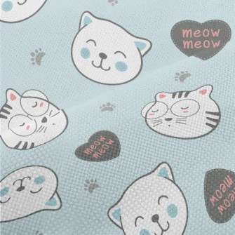 Cute Cats In Different Shapes Performance Linen