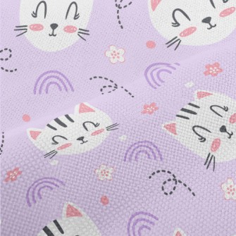 Happy Cute Smiling Cat Performance Linen