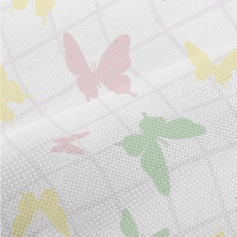 Color Silhouette Of Butterfly Performance Linen