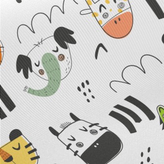 Simple Sleeping Animals Twill