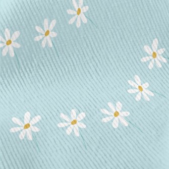 Cute Little White Flowers Standard Corduroy