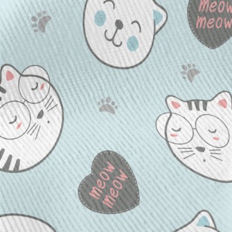 Cute Cats In Different Shapes Standard Corduroy