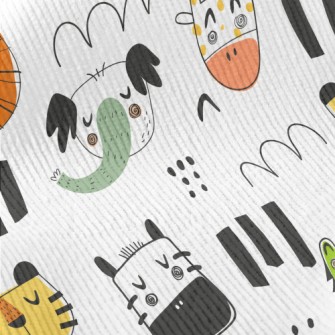 Simple Sleeping Animals Standard Corduroy