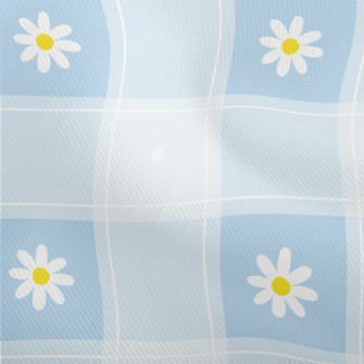 Beautiful Water Blue Flower Pl Dobby