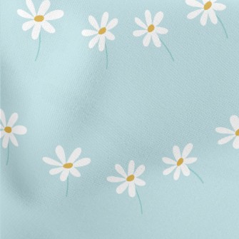 Cute Little White Flowers Stretch Ponte