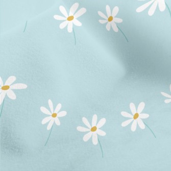 Cute Little White Flowers Micro Fleece