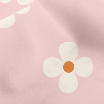 Simple And Neat Flowers Micro Fleece