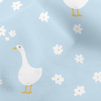 Cute Furry Goose Micro Fleece